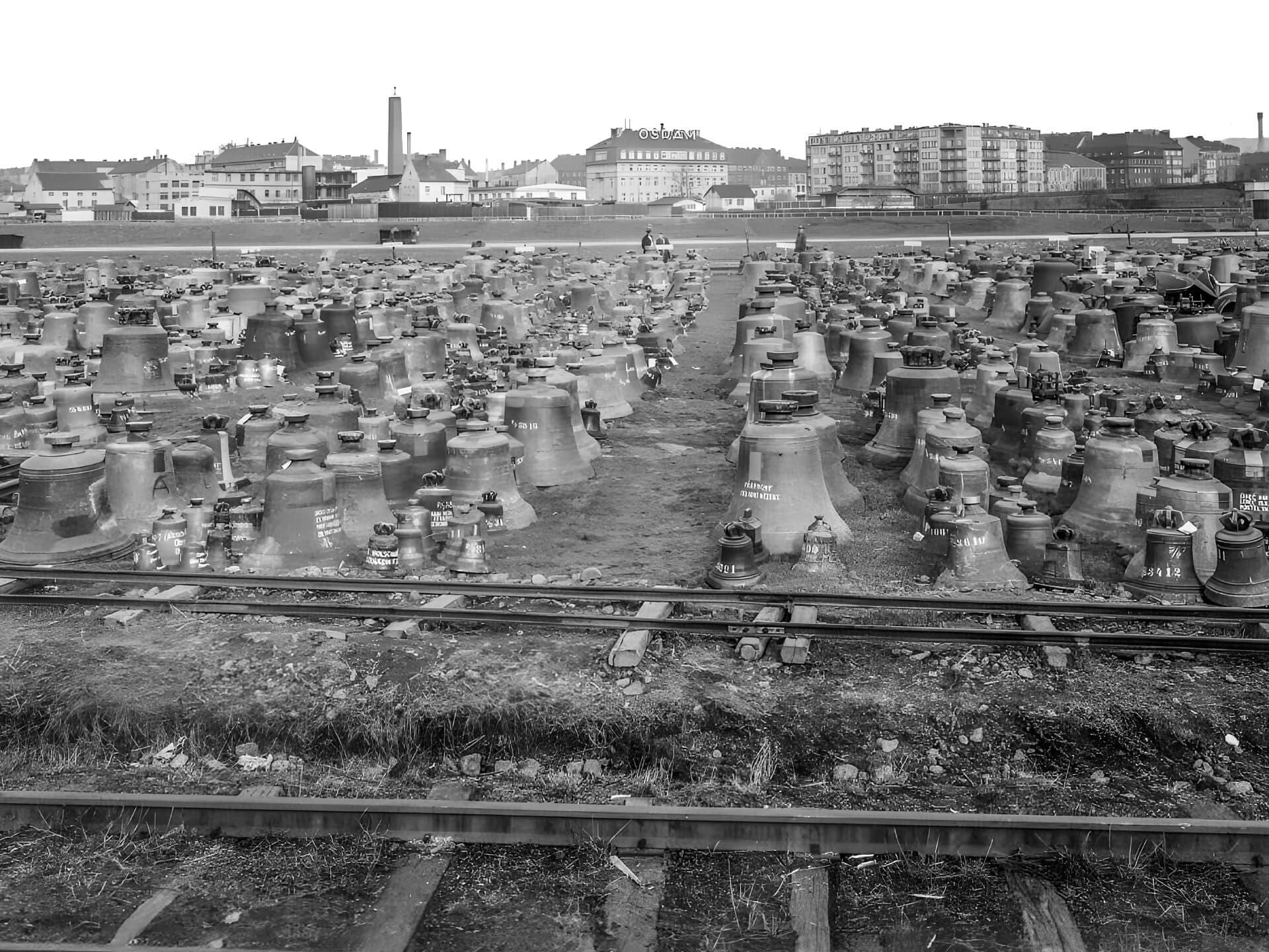 Zvony zabavené nacisty byly shromažďovány na Rohanském ostrově